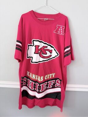 GameDay couture KANSAS CITY CHIEFS PERFECT SCORE RETRO T-SHIRT DRESS XXL NWT